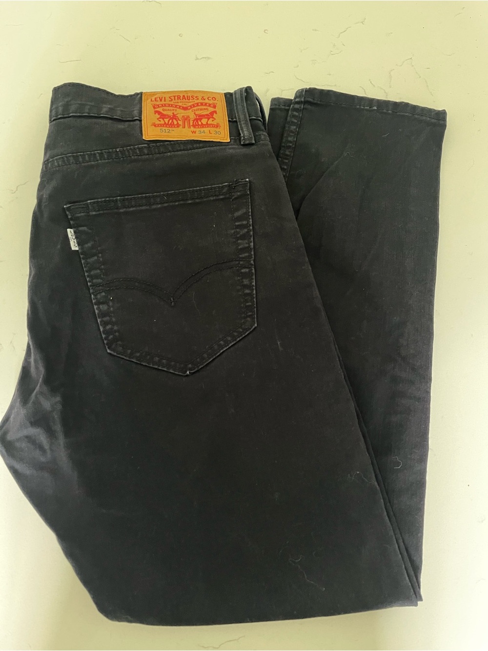 Levi's Men’s Straight Jeans in Black Wash